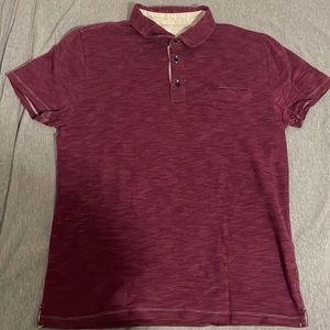 Express Red/Burgundy Shirt Size M
